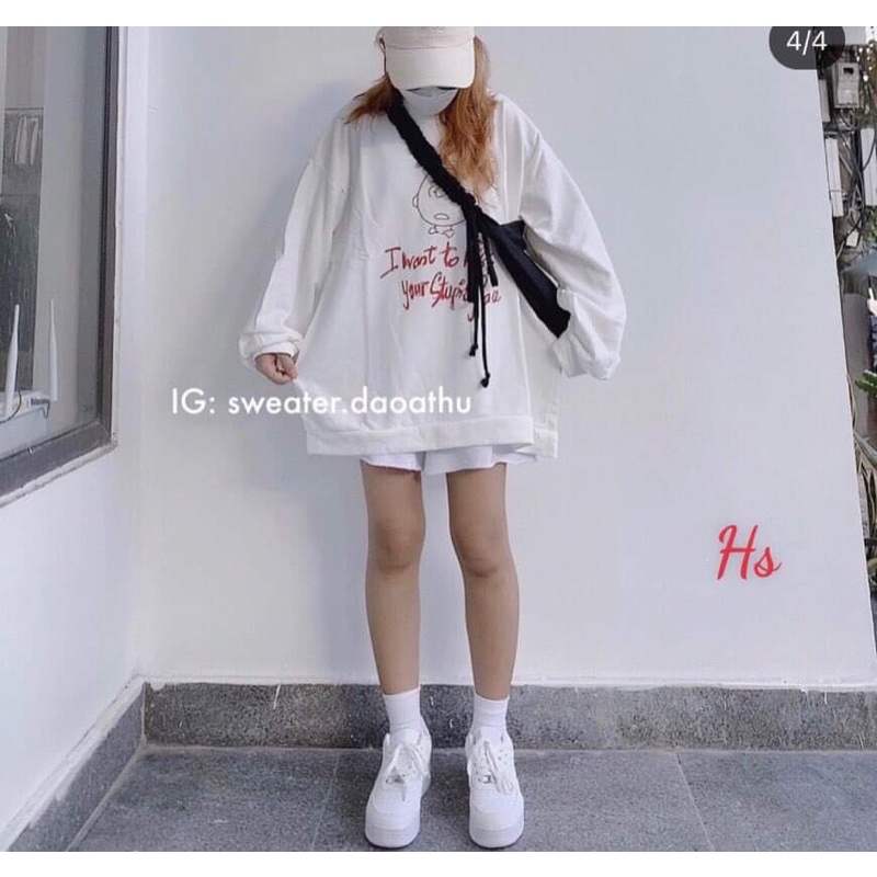 Áo sweater cậu bé to kiss HSU1
