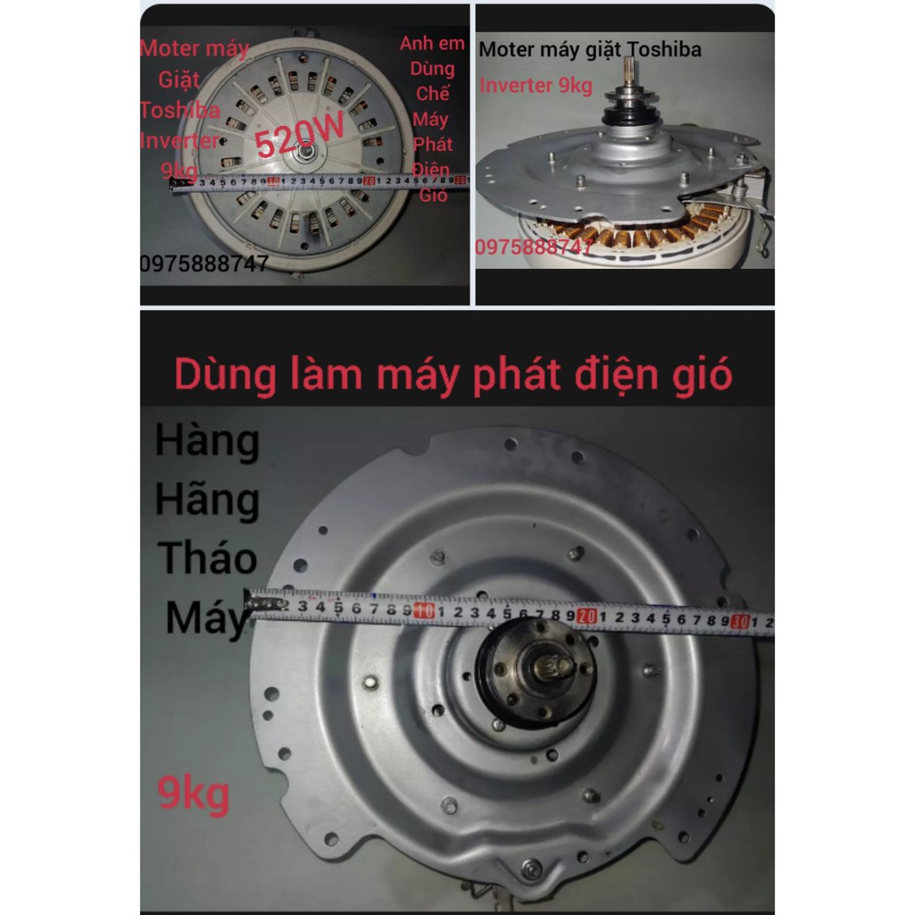 CỤM MOTER MÁY GIẶT TOSHIBA INVERTER