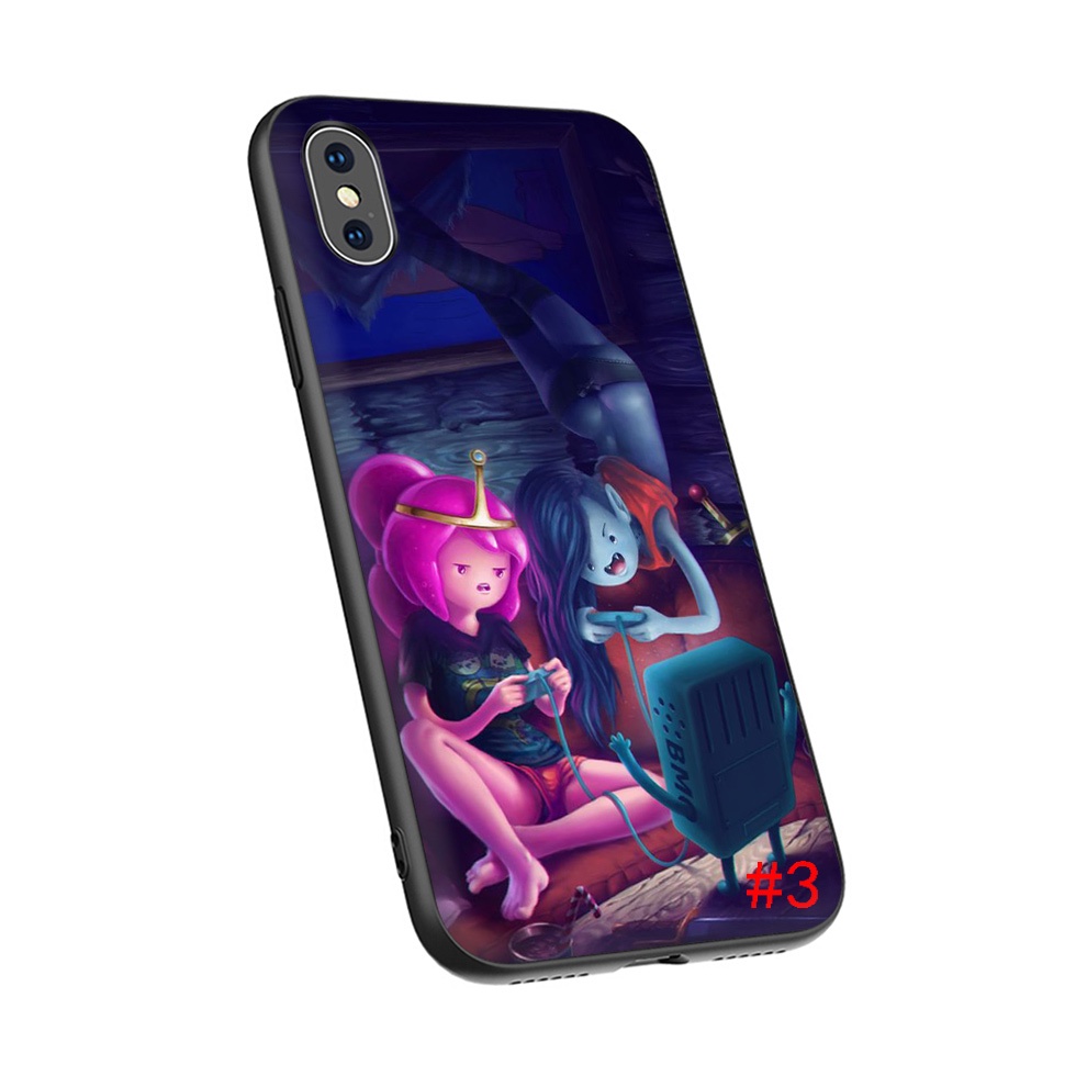 Ốp Điện Thoại Silicon Mềm Họa Tiết Adventure time 1FR Cho iphone 11 12 13 Pro Max