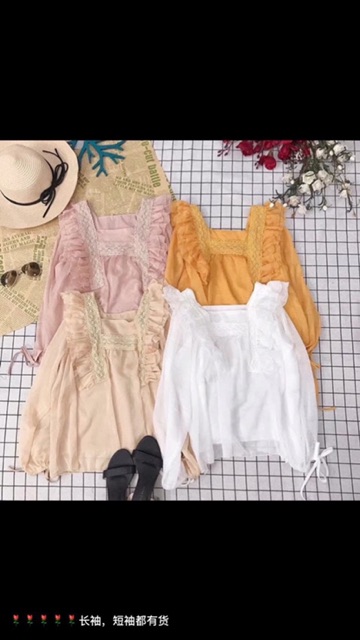 [Mã FAMAYWA giảm 10K đơn 50K] Áo voan bánh bèo ảnh thật kèm video | BigBuy360 - bigbuy360.vn