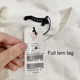 [HÀNG CHÍNH HÃNG] Áo nỉ tay dài Guess Sweater