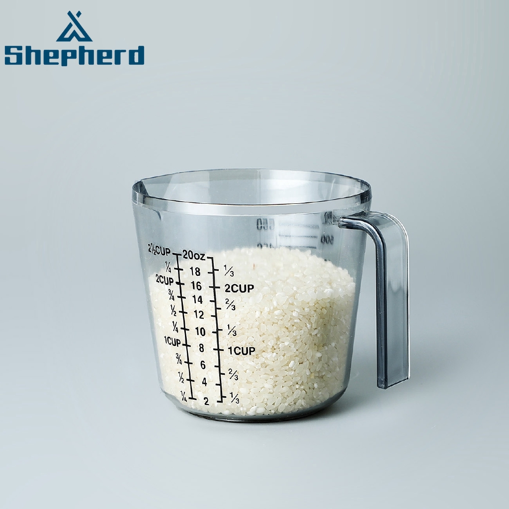 Cốc Đong Shepherd Có Vạch Chia 600ml Chịu Nhiệt Tiện Dụng Khi Nướng Bánh