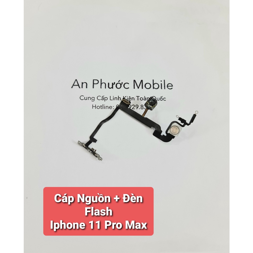 Cáp nguồn + Đèn Flash Điện thoại lphone 11 pro max hàng Zin tháo máy