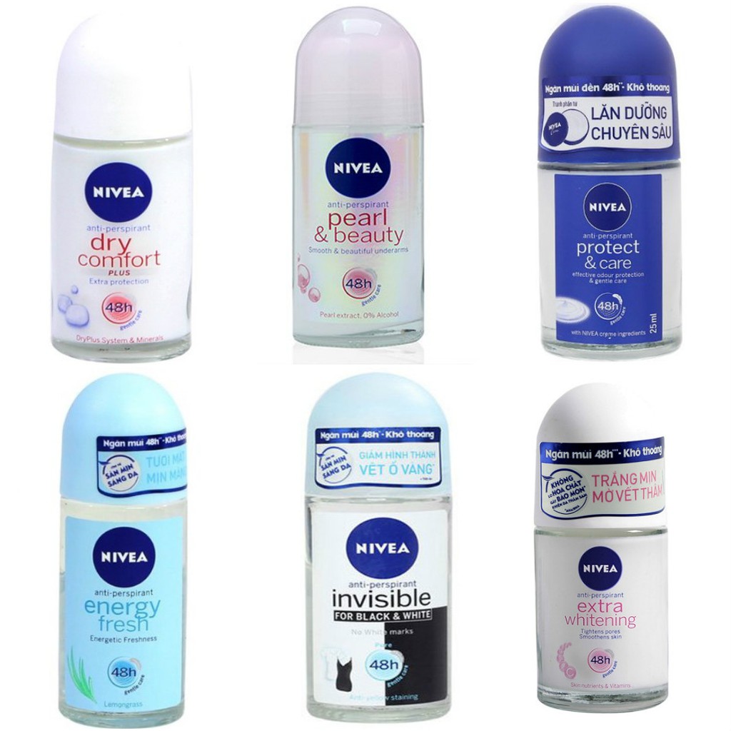 Lăn Khủ Mùi Nivea 48h 25ml