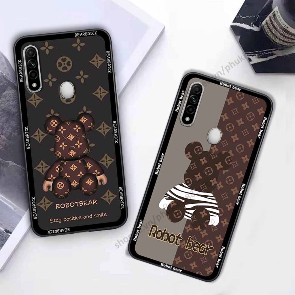Ốp Oppo A31 bear, k@ws thương hiệu phong cách ốp lưng thời trang cao cấp
