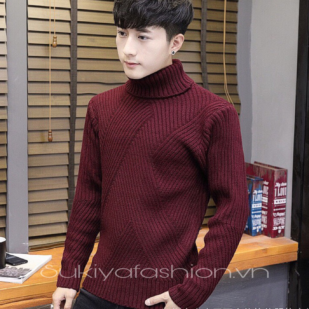 Áo len nam cổ lọ loại dày đẹp | BigBuy360 - bigbuy360.vn