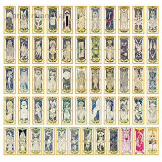 Bộ 59 thẻ hình anime Sakura xinh xắn