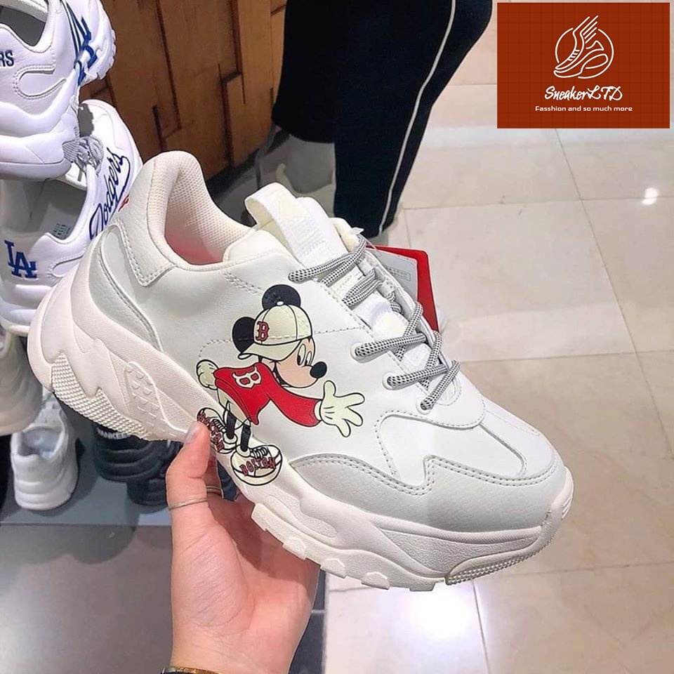 📢[ẢNH 100% SHOP TỰ CHỤP+FULL BOX+TEM TAG]📢 Giày Sneakers 𝐌.𝐋.𝐁 Mickey Chuột Đỏ In 3D