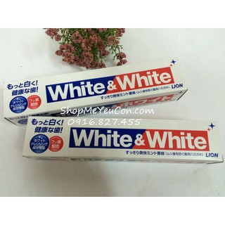 Kem đánh răng White & White Nhật Bản 150g