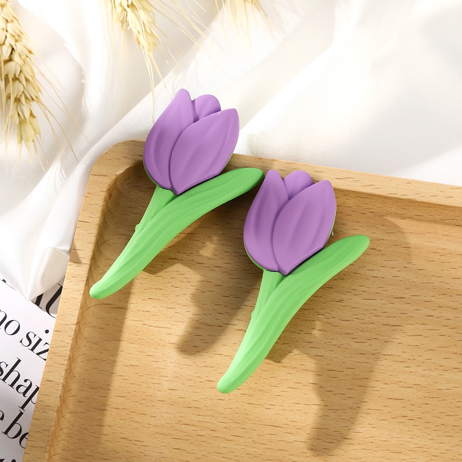 Kẹp Tóc Hình Hoa Tulip Dễ Thương Thời Trang Hàn Quốc Cho Nữ