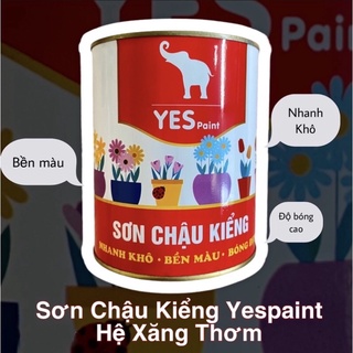 Sơn chậu kiểng hệ thơm yes paint 800g