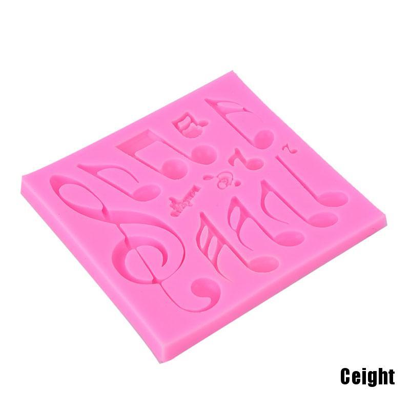 Khuôn Silicone Làm Bánh Hình Nốt Nhạc