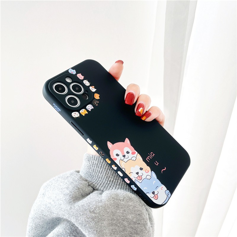Ốp lưng iphone Mia U cạnh vuông in hình viền 5/5s/6/6plus/6s/6splus/7/7plus/8/8plus/x/xr/xs/11/12/pro/max/plus/promax | BigBuy360 - bigbuy360.vn