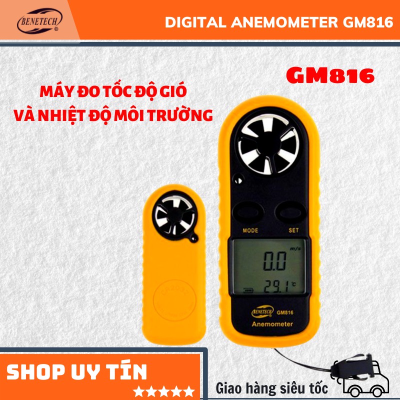 Máy đo tốc độ gió Benetech GM816