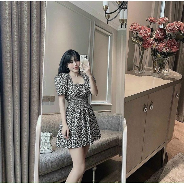 GR00311 - Váy hoa nhí thời trang giá rẻ