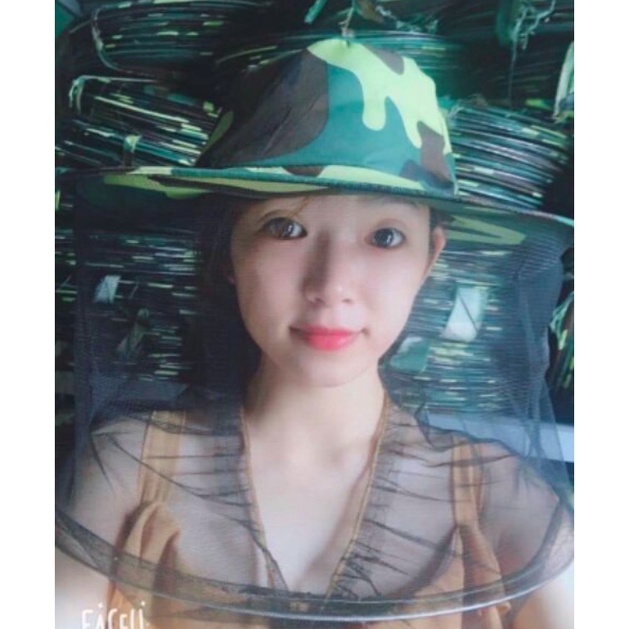 MŨ BẢO HỘ BẮT ONG THĂM ONG CHUYÊN DỤNG