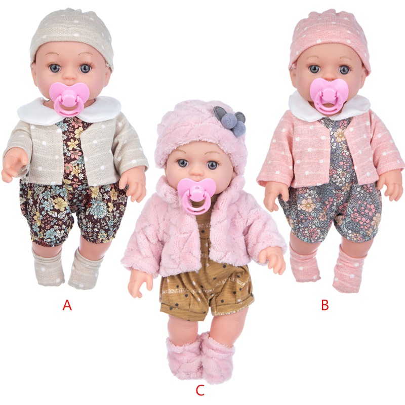 Set 12 Điều Ước Và Mơ Ước Bằng Vinyl Dễ Thương An Toàn Cho Búp Bê Sơ Sinh