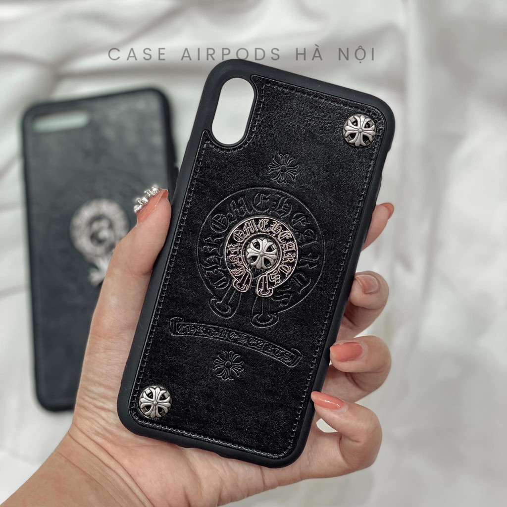 Ốp lưng da iPhone Chrome Hearts