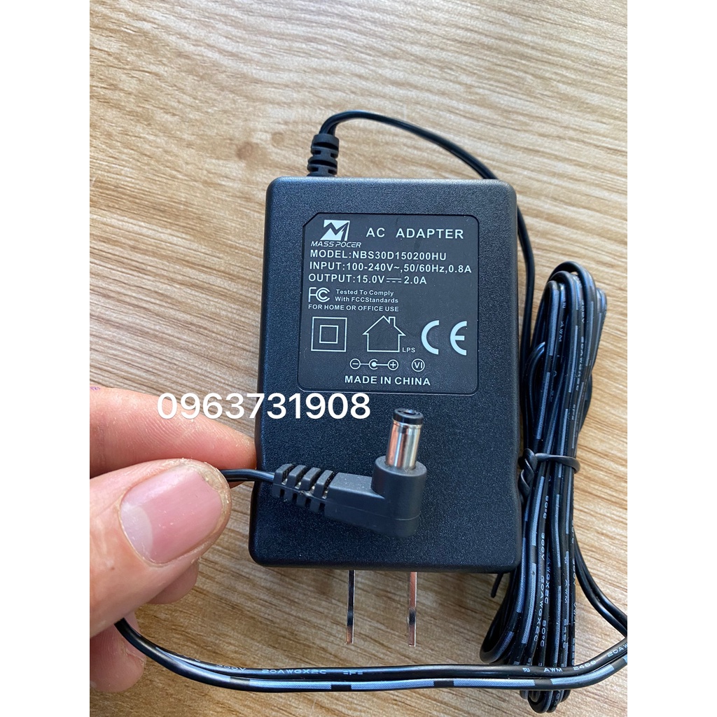 Bộ nguồn 15V 2A chính hãng cung cấp