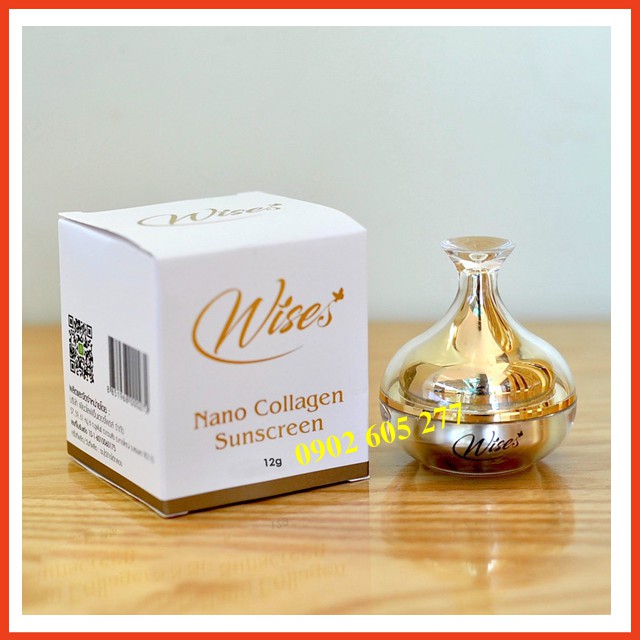 [hot sale][CHÍNH HÃNG] Kem chống nắng Wise Nano Collagen Thái Lan