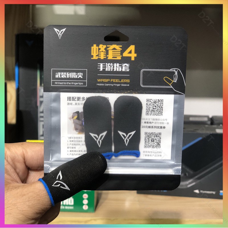 [THẾ HỆ 4 ] Flydigi Wasp Feelers 4 | Găng tay chơi game PUBG, Liên quân, chống mồ hôi tốt hơn, nhạy hơn, in nhiệt 3M mới