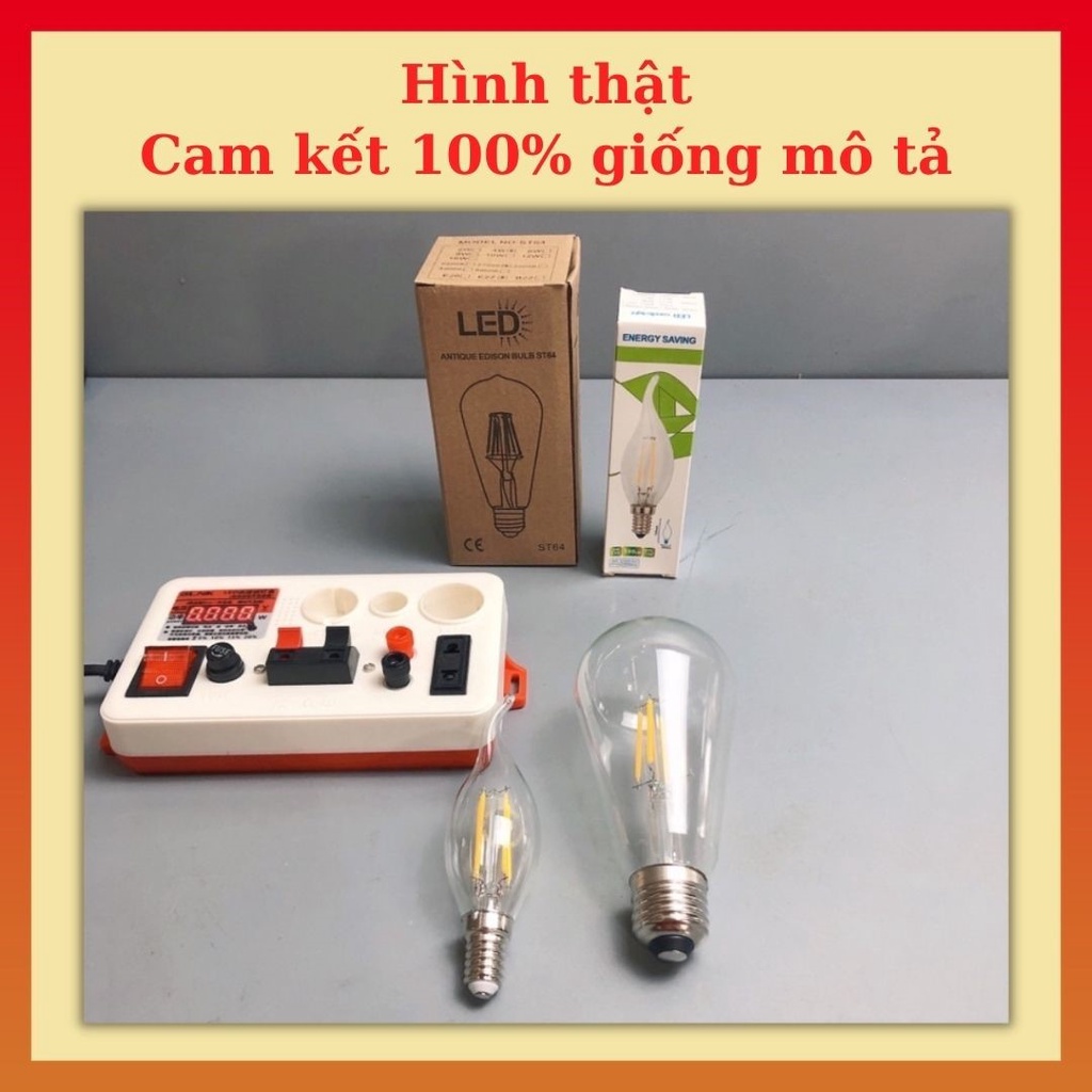 Bóng LED Edison trang trí quán, phòng khách lịch sự phong cách cổ điển