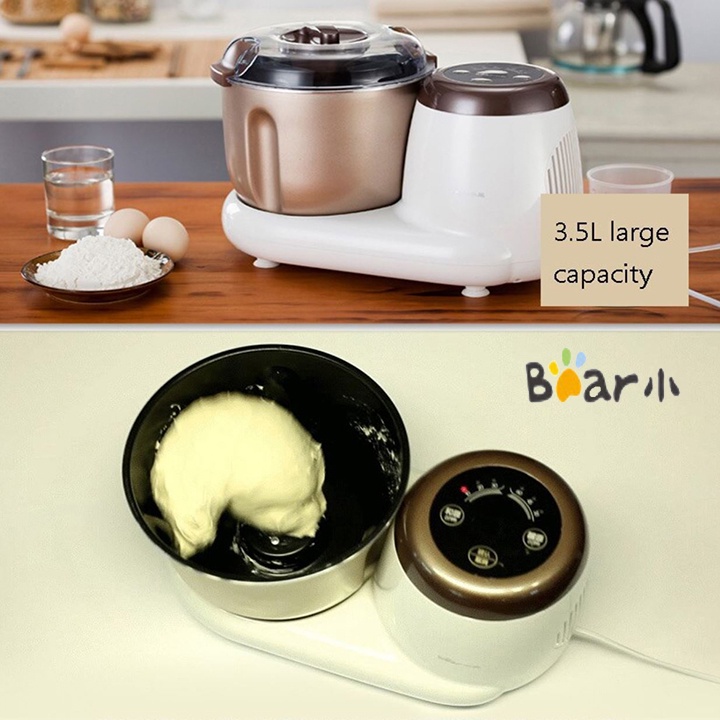 [Mã 254ELSALE giảm 7% đơn 300K] Máy trộn và ủ bột làm bánh Bear 3,5L [BH 12 Tháng]