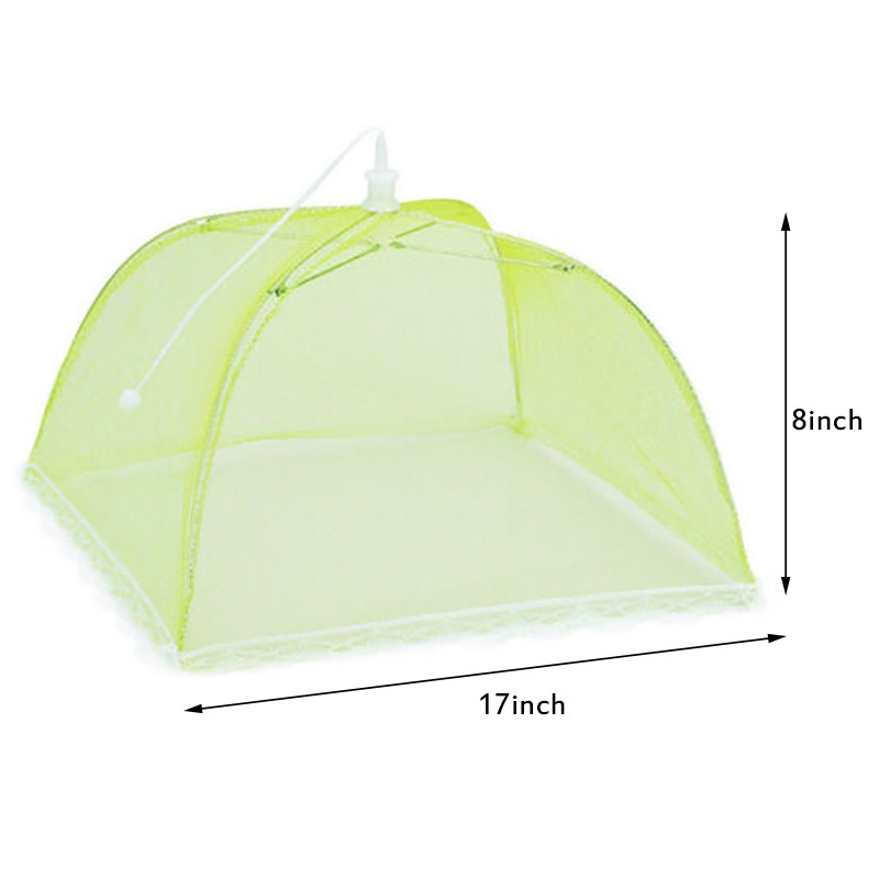Lồng bàn vải lưới nylon gấp gọn tiện dụng