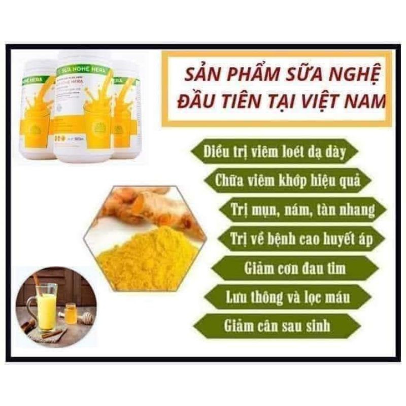 SỮA NGHỆ HERA (CHÍNH HÃNG 500g- Tốt cho dạ dày, đẹp da, đẹp dáng, lợi sữa)