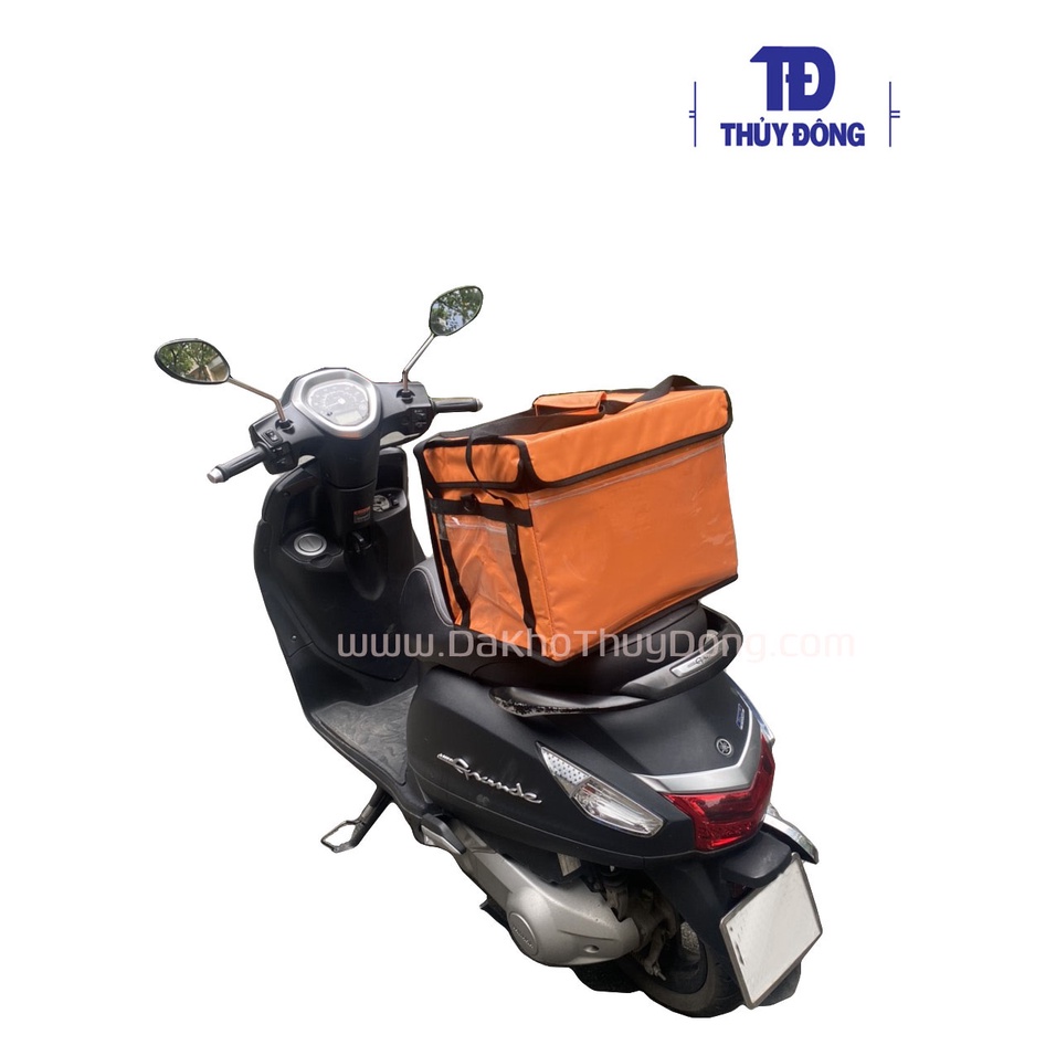 TÚI GIỮ NHIỆT GIAO HÀNG 30L- vải nhựa chống thấm nước cho shipper giao đồ ăn, trà sữa, bánh kem, pizzaa