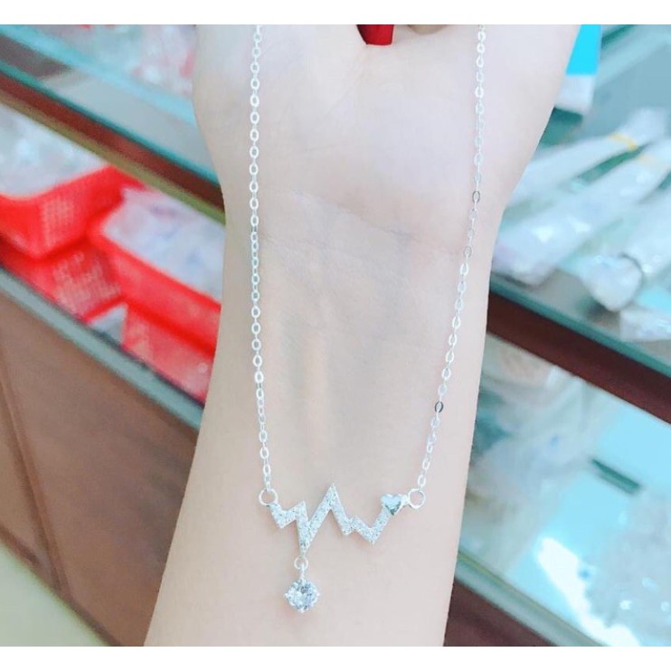 Dây chuyền nữ Bạc ta , siêu đẹp siêu rẻ - Vàng bạc Khải Khải