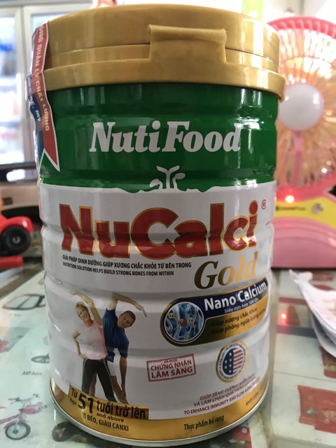 Sữa NuCalci Gold lon 800g, từ 51 tuổi trở lên