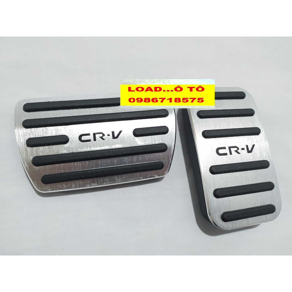 Bộ 2 ốp trang trí chân ga, Chân Phanh xe Honda CRV 2018-2021 Thời Trang Cao Cấp