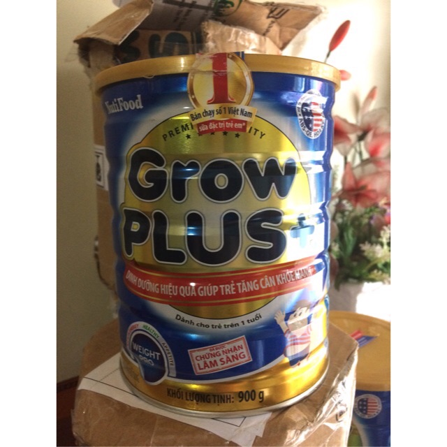 sữa nutifood grow plus xanh 900 gram