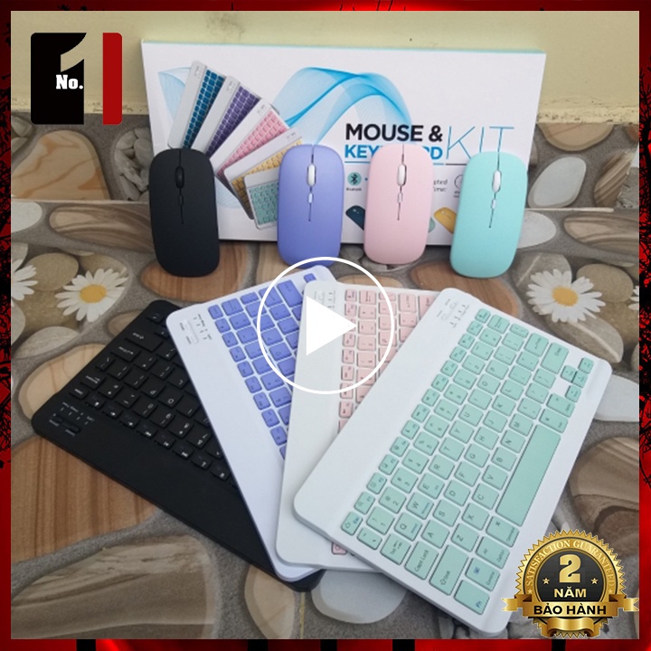 Combo bàn phím mini và chuột không dây bluetooth ipad laptop – No1 Computer