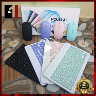 Combo bàn phím mini và chuột không dây bluetooth ipad laptop – No1 Computer