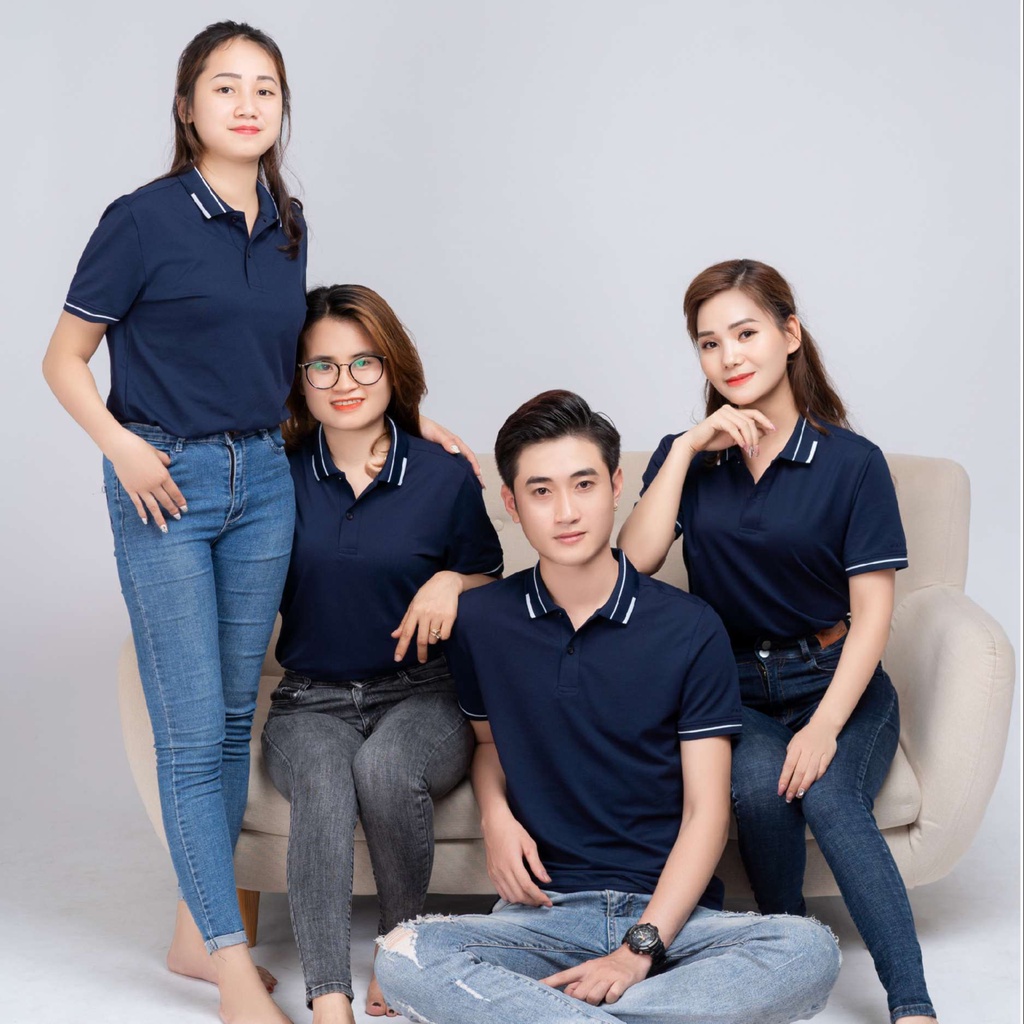 Áo polo cặp đôi cao cấp PALVIN, đẹp, lịch sự và sang trọng - H1APT14