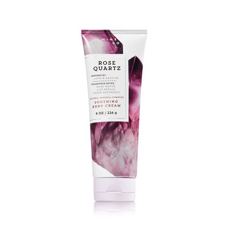 Kem dưỡng ẩm cơ thể Bath &amp; Body Works Rose Quartz Soothing Body Cream 226g (Mỹ)