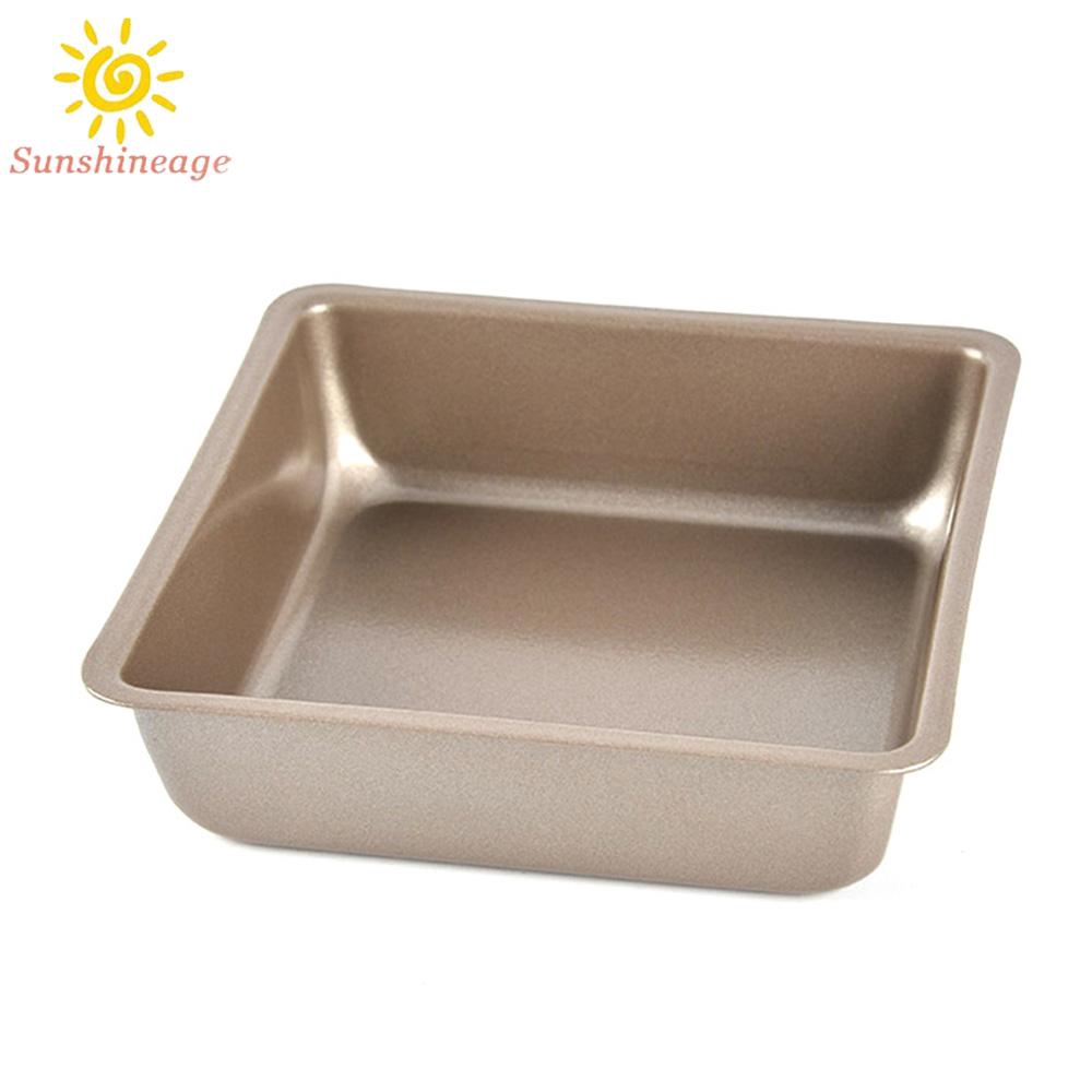 Bộ 2 Khuôn Làm Bánh Hình Vuông 4inch Chống Dính