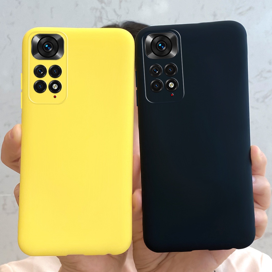 Ốp Điện Thoại TPU Silicone Mềm Màu Trơn Cho Xiaomi Readmi Note 11 Redmi Note11 2022 6.43"
