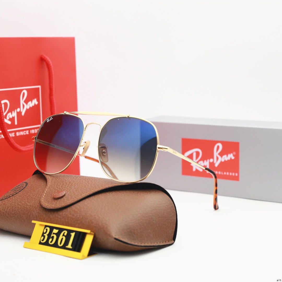 Aviator Ray-Ban_ chính hãng Kính râm 2021 Thời trang Hàn Quốc mới Kính râm nam nữ một mảnh Cặp đôi hợp thời trang Du lịch ngoài trời Kính râm lái xes