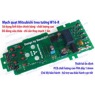Mạch quạt Mitsubishi treo tường W16-RT/RD cao cấp