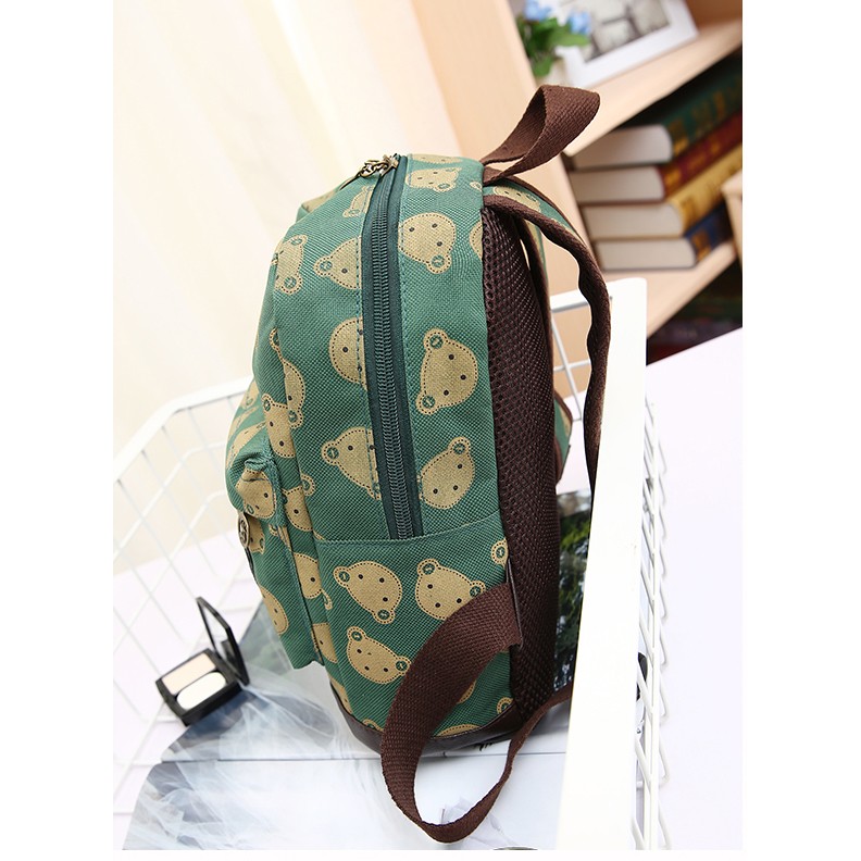 Ba lô hình gấu cho bé mẫu BLN16(xanh và đỏ)