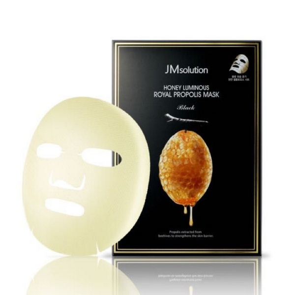 Combo 5 Mặt Nạ giấy sáp ong Jm Solution Honey Luminous Royal Propolis Mask (Mật Ong) 30ml x 5
