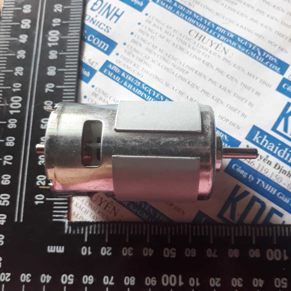 Động cơ DC 775 RS-775 12Vdc 1.2A 12000V/P, trục 5mm 100W kde2534