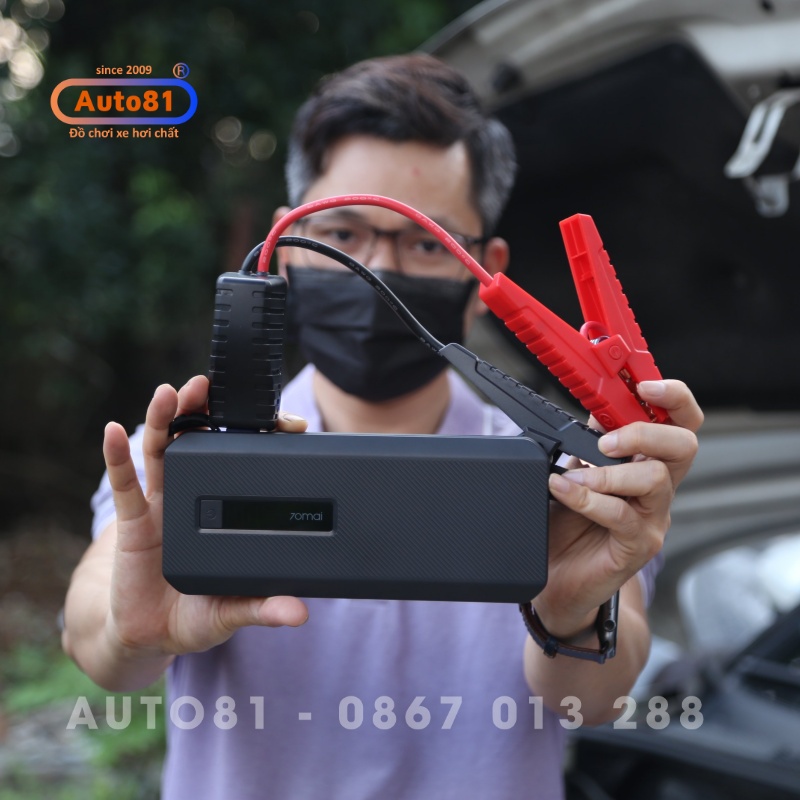 Bộ kích bình ô tô Xiaomi 70mai PS06 loại lớn, dung lượng 18000 mAh