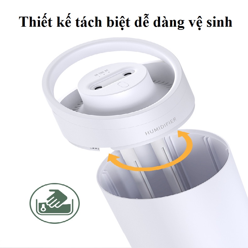 Máy phun sương dung tích lớn 3 lít 2 vòi phun với 3 chế độ phun sương tạo độ ẩm không khí hàng nội địa Trung có bảo hành