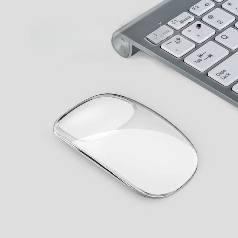 Ốp Điện Thoại TPU Dẻo Trong Suốt Họa Tiết Chuột Không Dây Chống Trượt Cho Apple Magic Mouse 1 / 2
