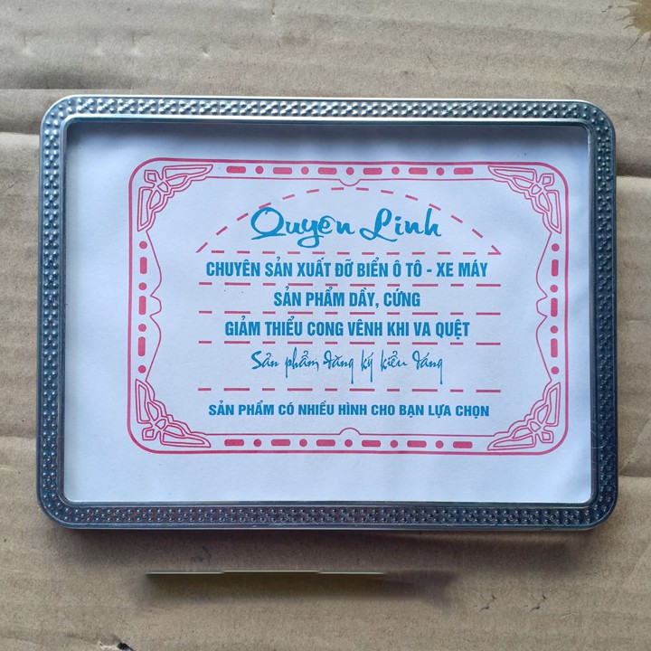 Ốp biển số xe máy giá sỉ