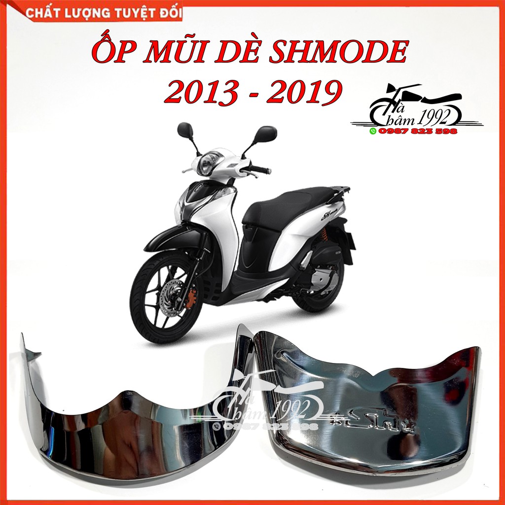 🌵 Ốp (Bọc) Mũi Dè Trước , Sau Inox SH Mode 2013 - 2019 🌵